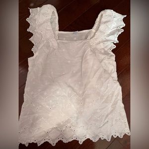 Old navy women top white size s
